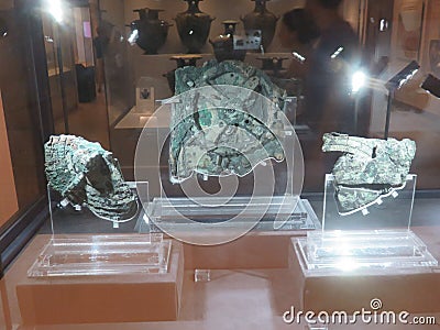 The Antikythera mechanism is an ancient Greek analogue computer Editorial Stock Photo